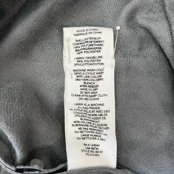 Anthropology Avec Les Filles Pants women’s sz XL trousers green Faux Leather EUC - Picture 9 of 9